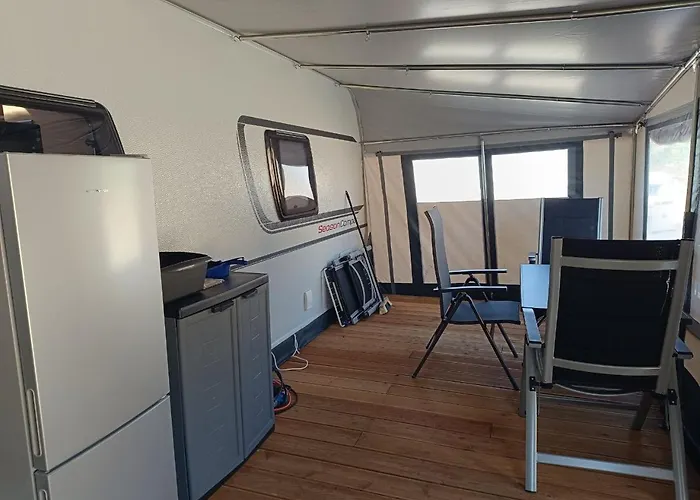 Campingplads Mietwohnwagen